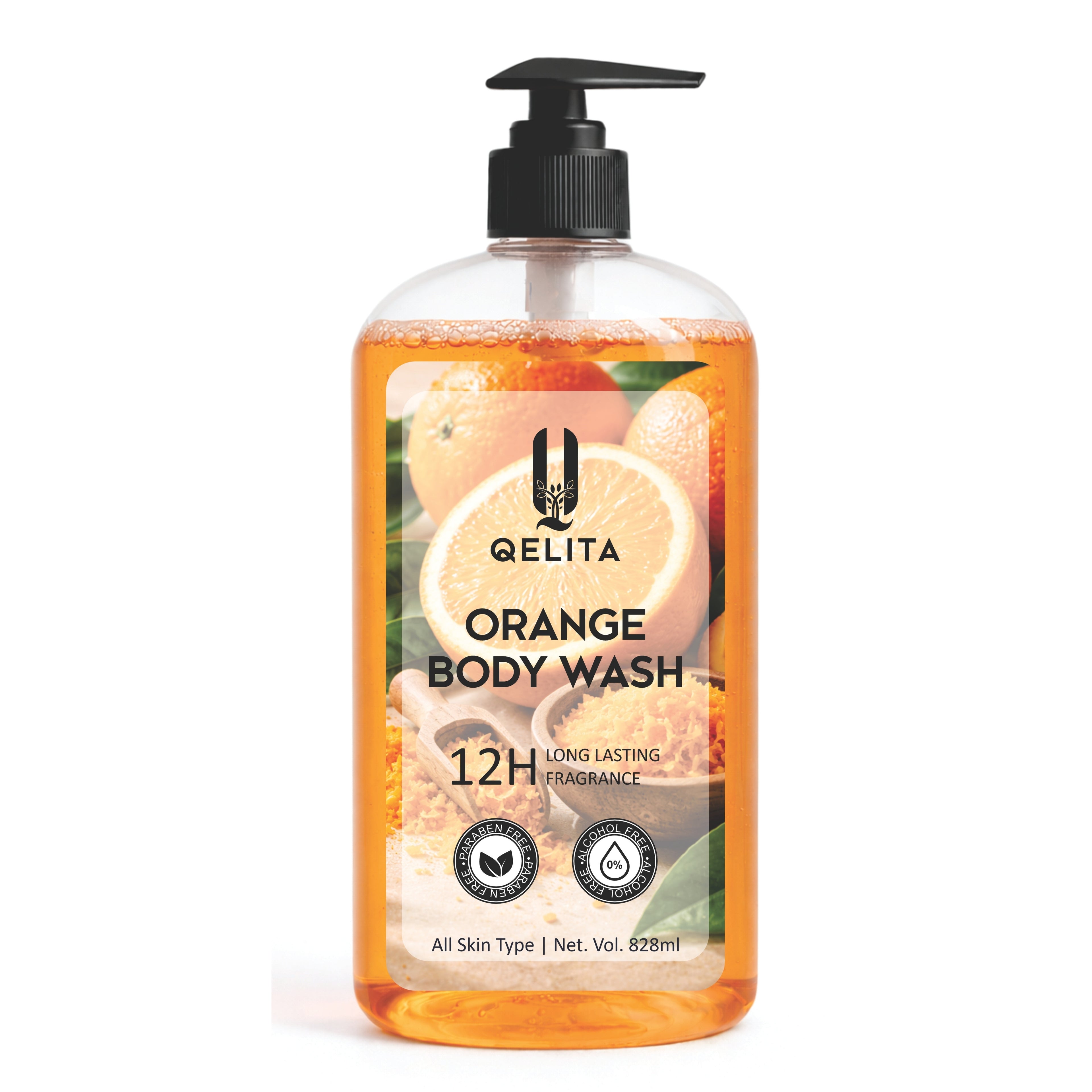Orange Body Wash 828ml | Vitamin C Body Wash for Fresh, Glowing Skin