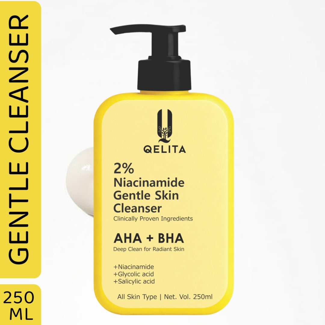 2% Niacinamide Gentle Skin Cleanser 250ml | AHA + BHA Face Wash