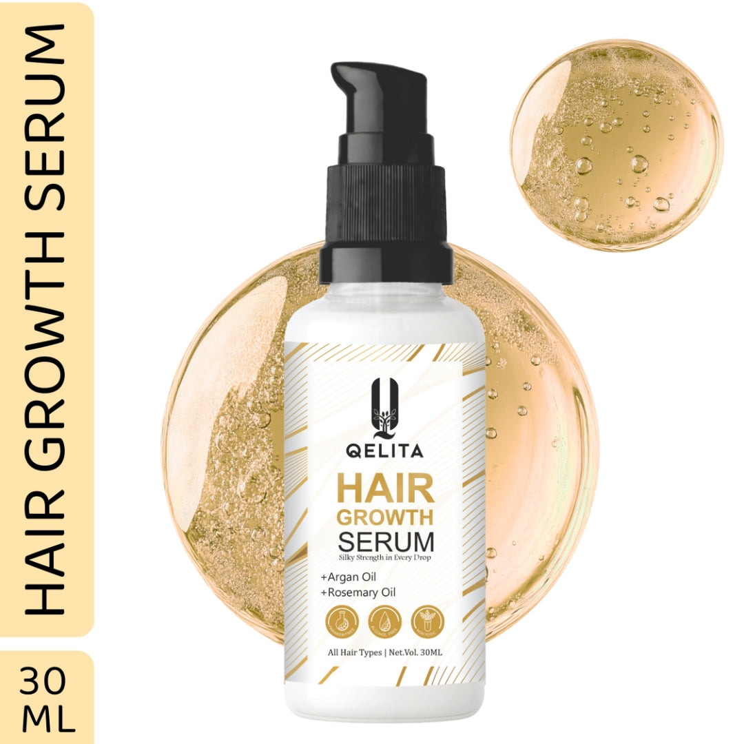 Hair Growth Serum | Rosemary & Argan Oil | Hair Fall Control | 30ml