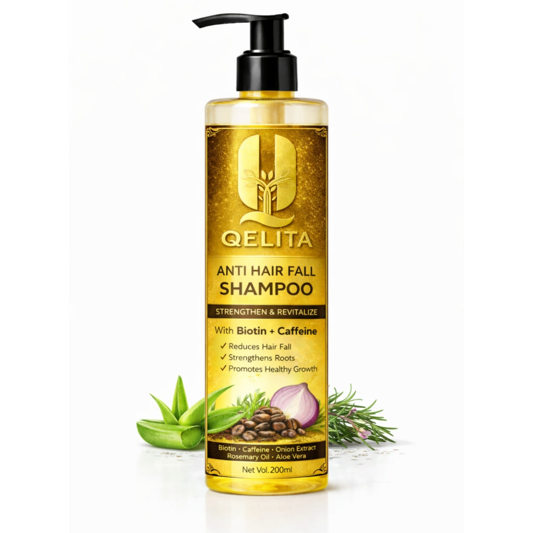 Anti Hair Fall Shampoo 200ml | Biotin & Caffeine Hair Strengthening Formula