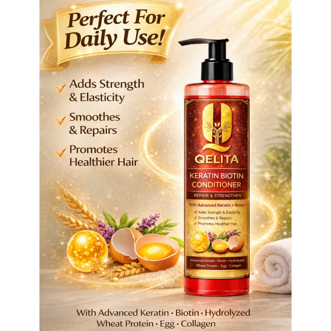 Keratin Biotin Conditioner | Repair & Strengthen Hair | 200ml