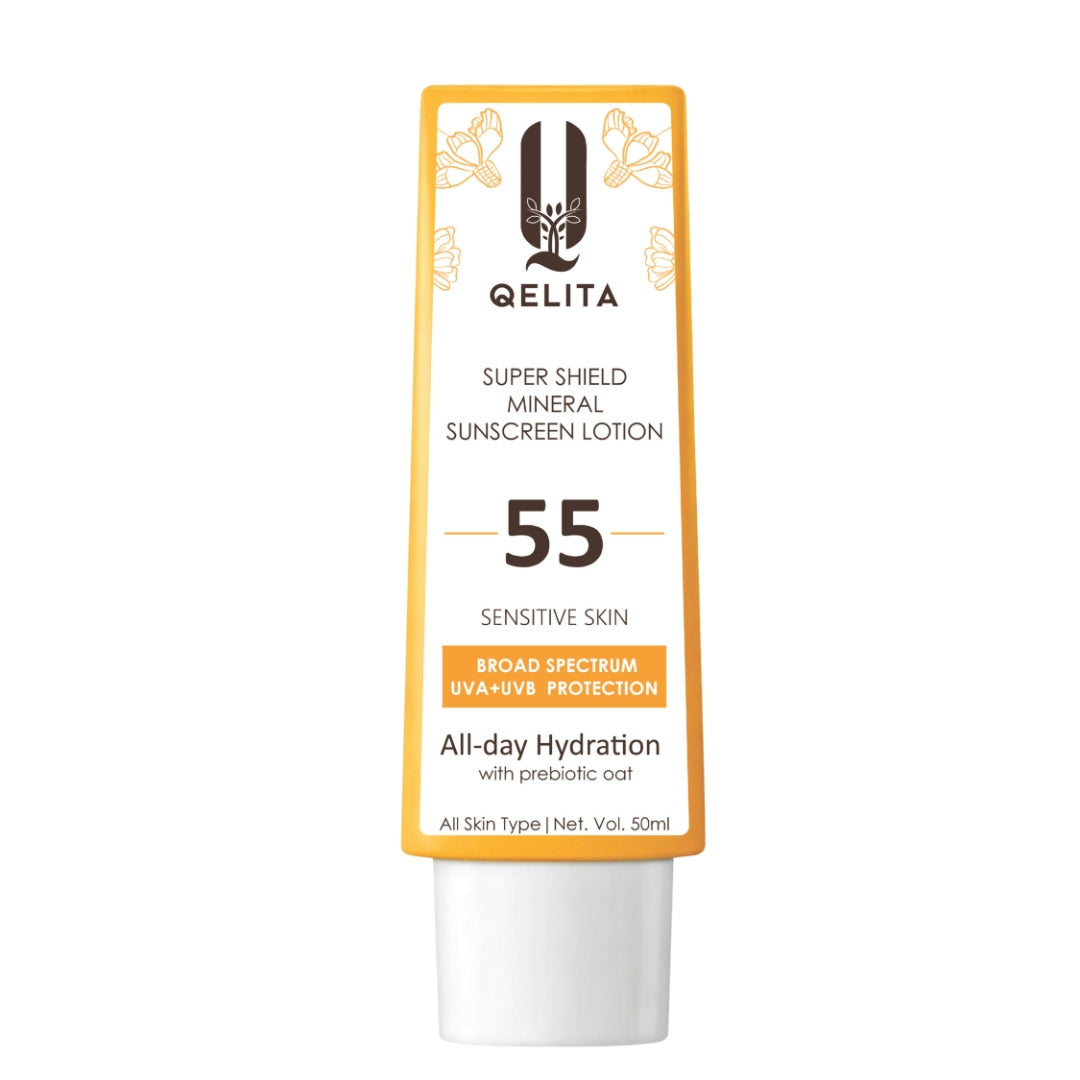SPF 55 Mineral Sunscreen Lotion | Broad Spectrum UVA UVB Protection