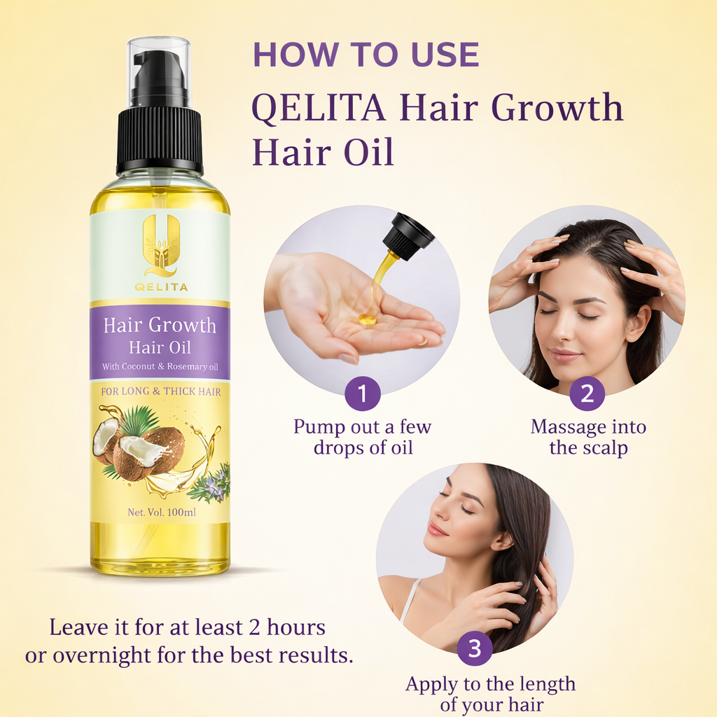 Hair Growth Hair Oil | Rosemary & Coconut Oil | 100ml