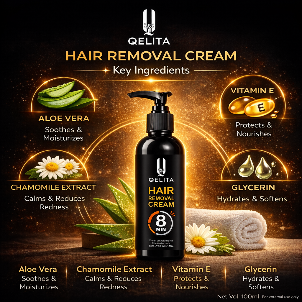 Hair Removal Cream | Smooth Hair-Free Skin | 100ml