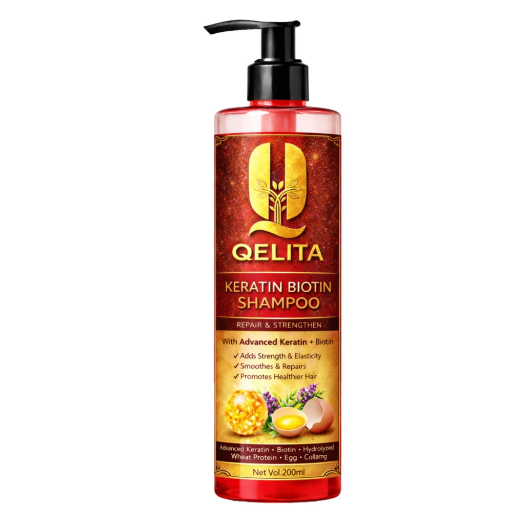 Keratin Biotin Shampoo 200ml | Repair & Strengthen Hair Formula