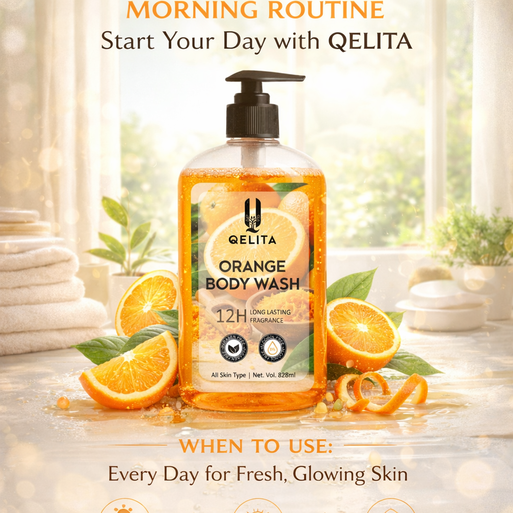 Orange Body Wash 828ml | Vitamin C Body Wash for Fresh, Glowing Skin