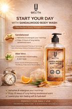 Sandalwood Body Wash 828ml | Long Lasting Fragrance & Hydration