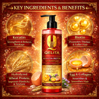 Keratin Biotin Shampoo 200ml | Repair & Strengthen Hair Formula